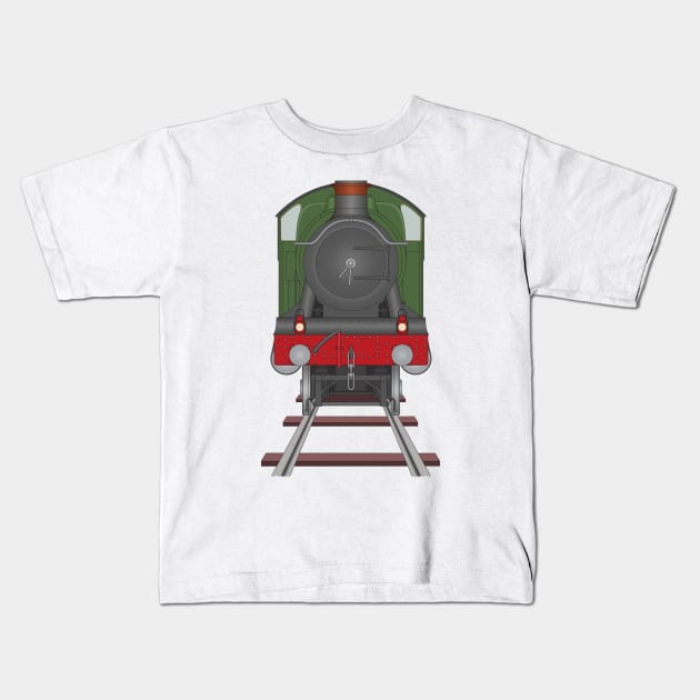 Steam Train Kids T-Shirt by SteveHClark